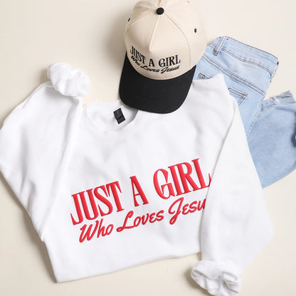 Just a Girl Who Loves Jesus Crewneck
