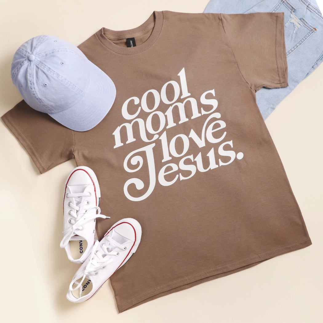 Cool Moms Love Jesus T-Shirt