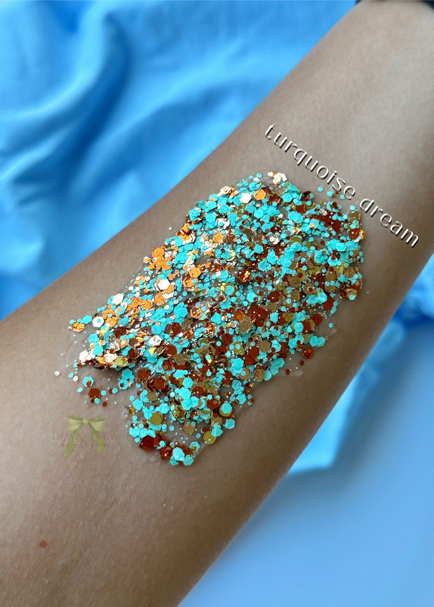 HAIR GLITTER: Turquoise Dreams - July Sub Color