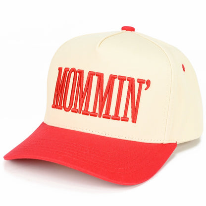 Mommin' Embroidered Snapback Trucker Hat