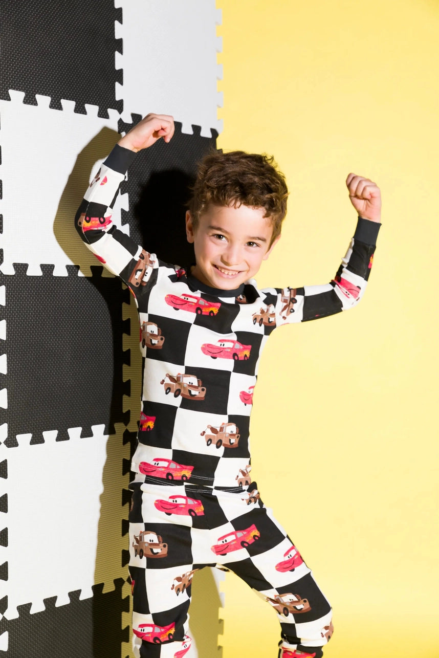Cars Short Sleeve Two-Piece Pajama Set