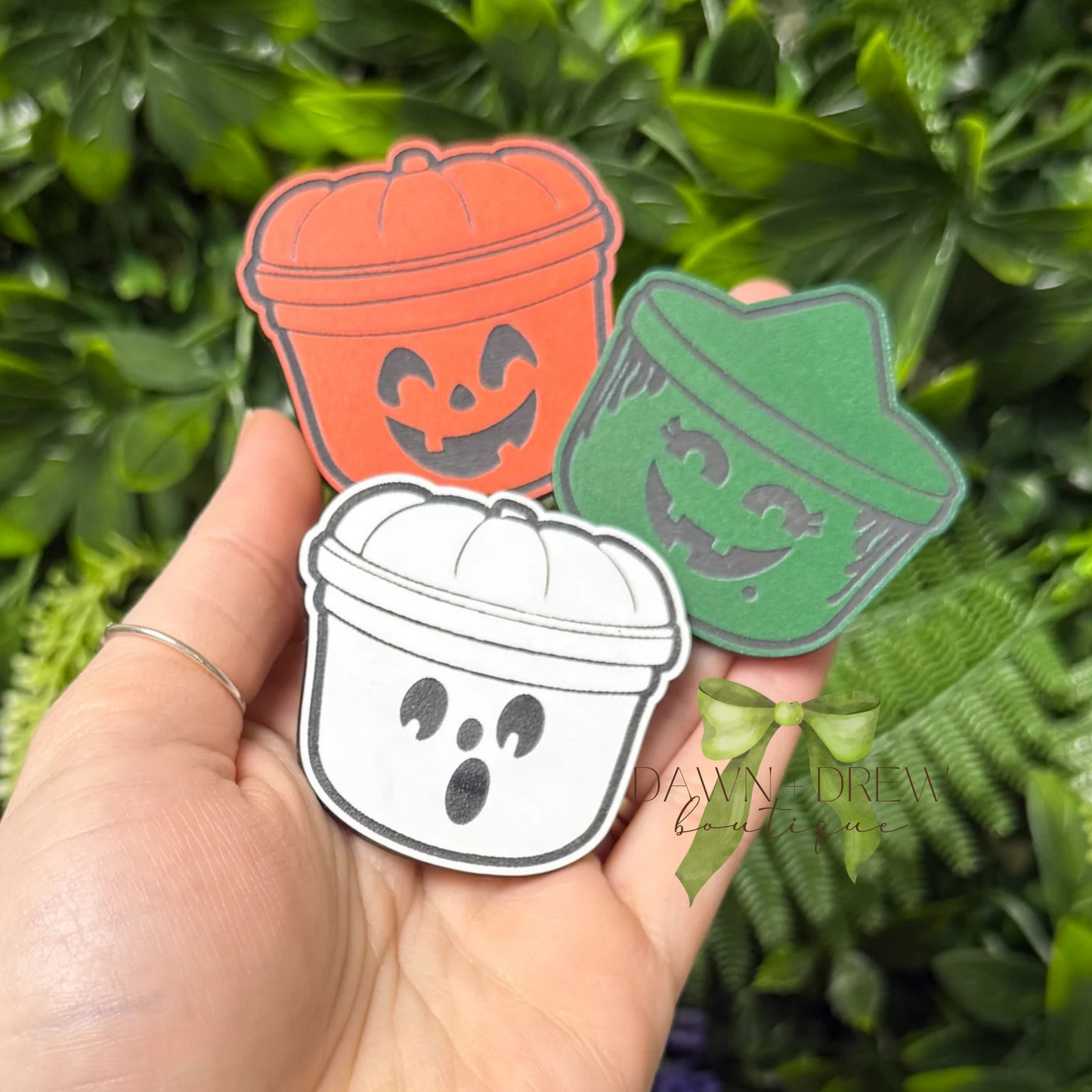 Boo Buckets Hair Clip