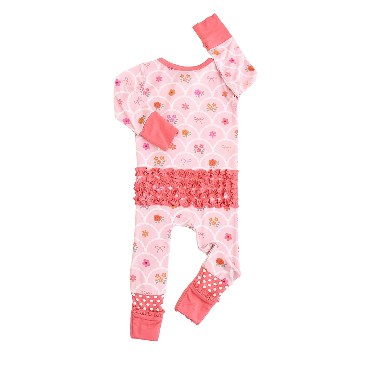 Everleigh Bamboo - Ruffle Zippie