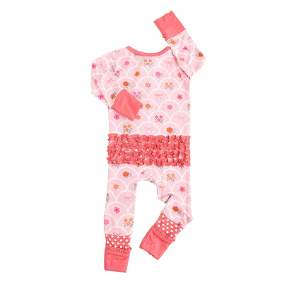 Everleigh Bamboo - Ruffle Zippie