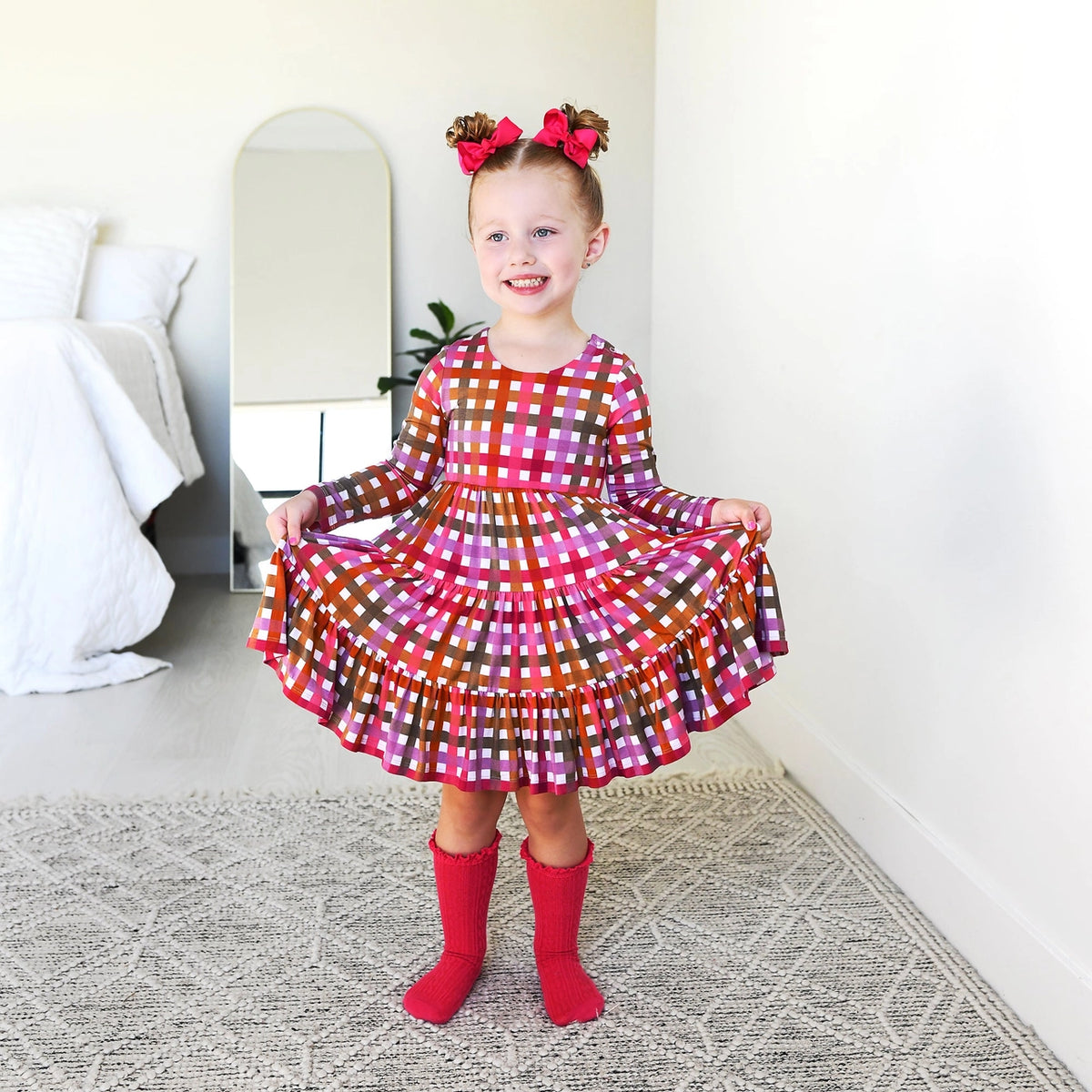 Peyton Bamboo - Tiered Swing Dress