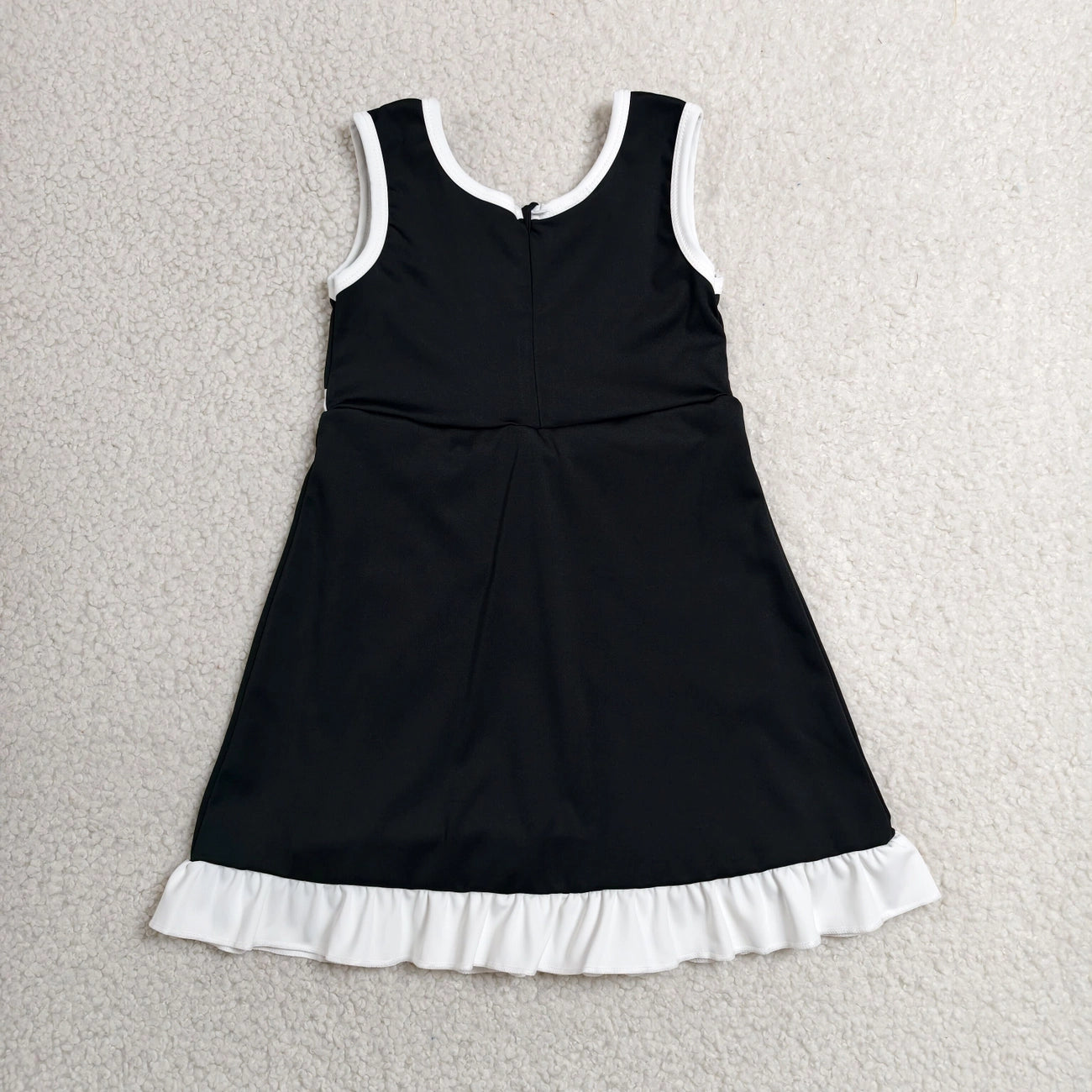 Colorblock Ruffle Activewear Dress - CLOSES 7/6