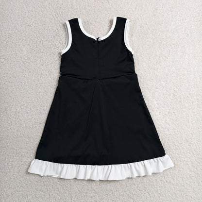 Colorblock Ruffle Activewear Dress - CLOSES 7/6