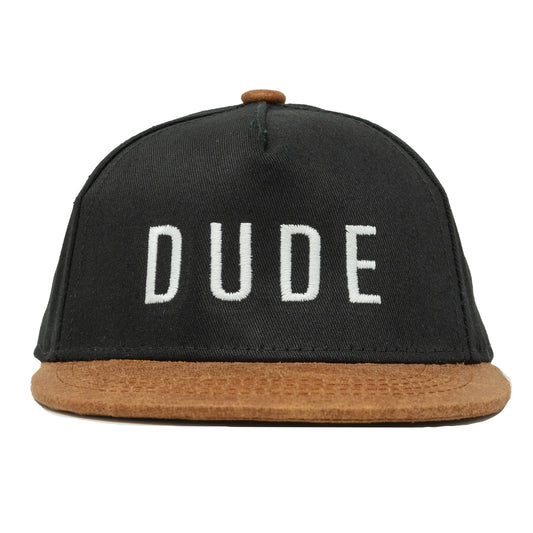 DUDE Flat Leather Brim Kid's Hat