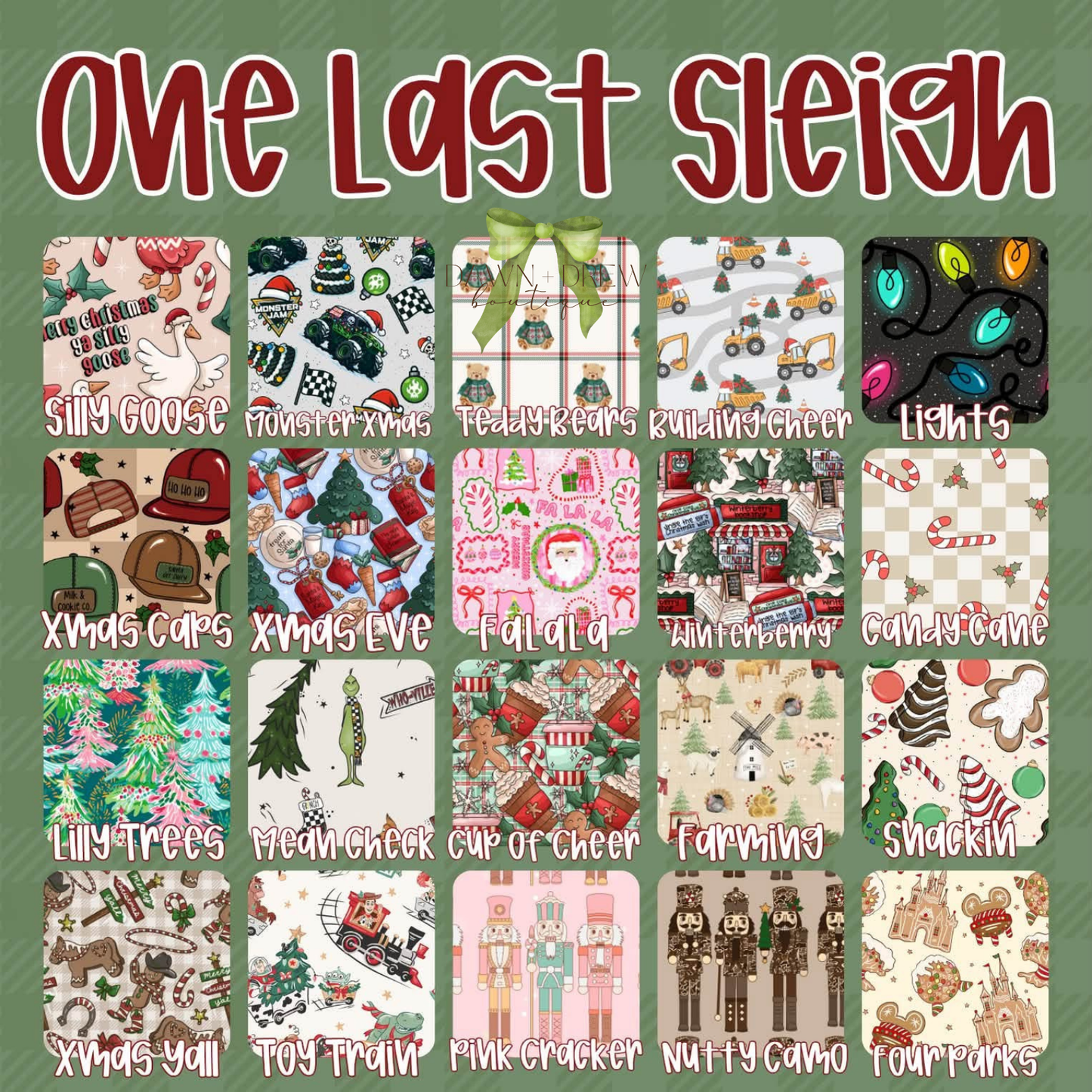 ONE LAST SLEIGH BAMBOO - CLOSES 7/14