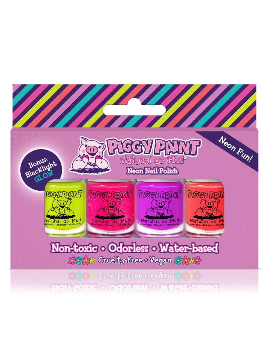 Neon Piggy Paint Box Set