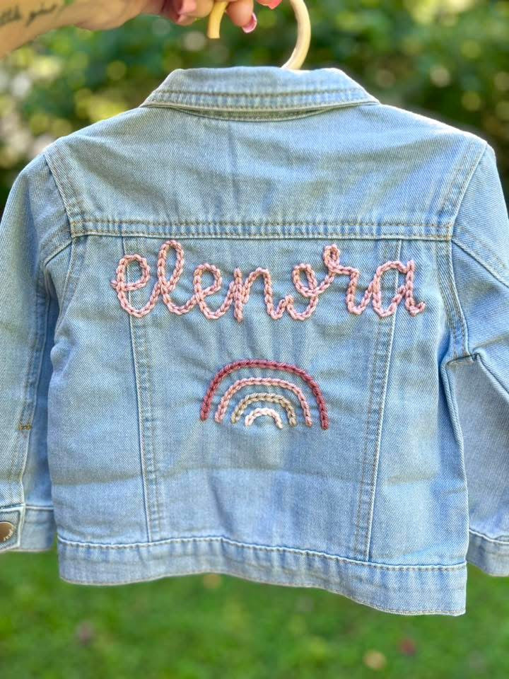 Hand Embroidered Denim Jackets