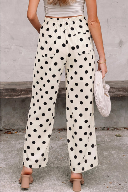 Patch Pocket Wide Leg Pants