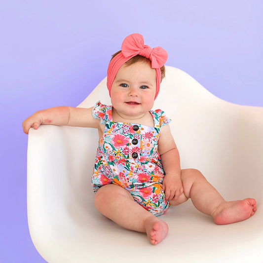 Cecelia Bamboo - Flutter Bubble Romper