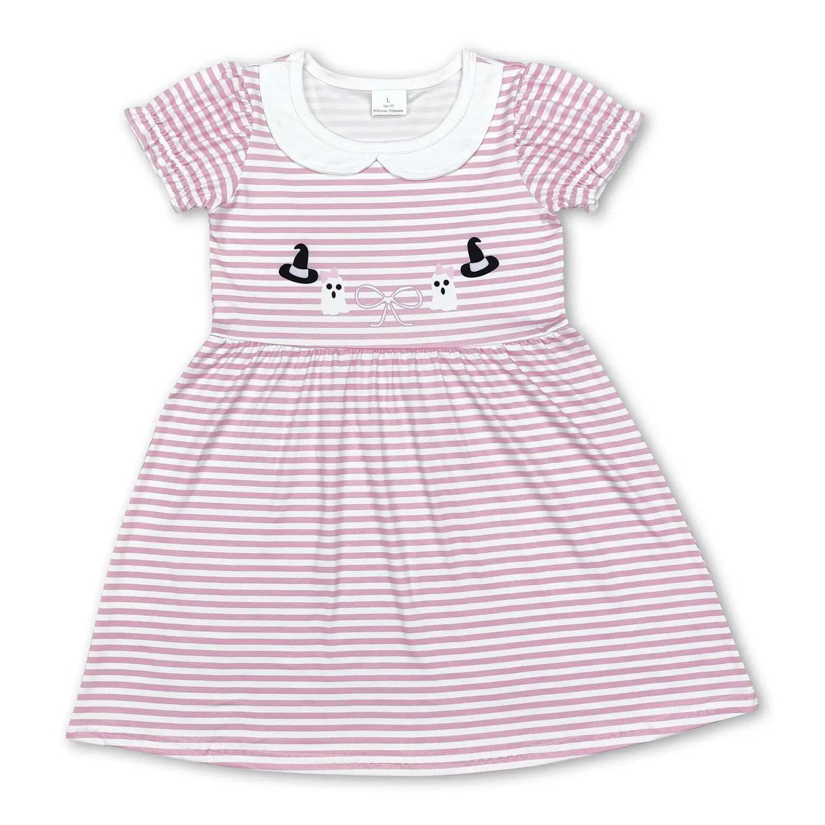 Pink Striped Ghost Dress