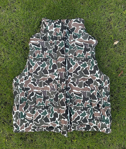 Camo Puffer Vest - CLOSES 11/9