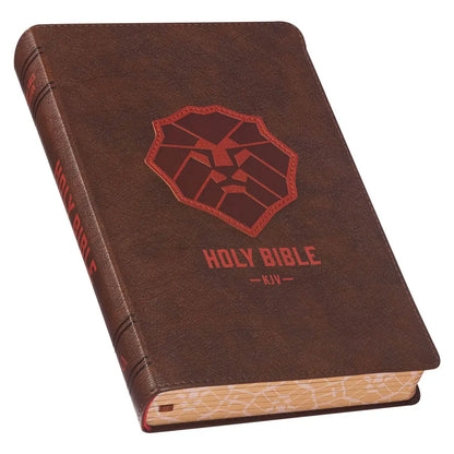 KJV Kids Lion Faux Leather Bible