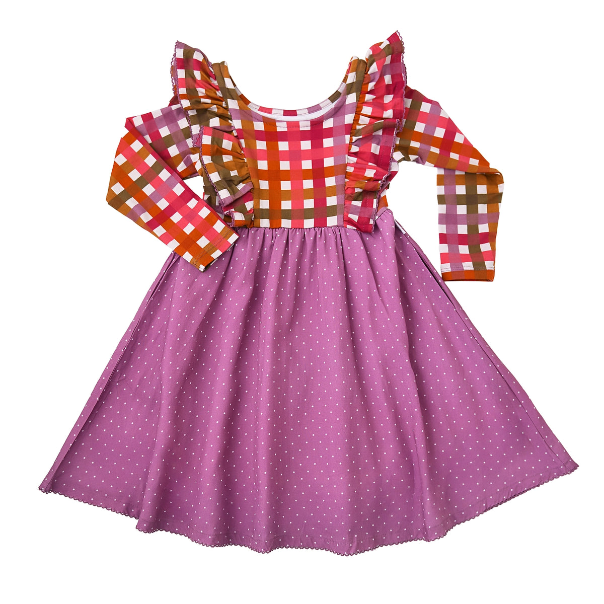 Peyton Bamboo - Ruffle Sleeve Dress