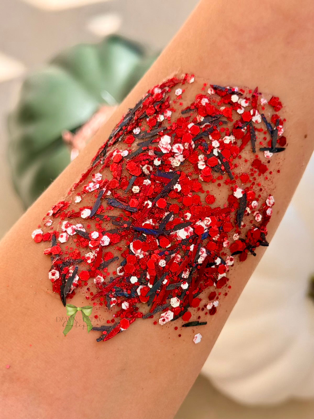 HAIR GLITTER: Scarlet Slash