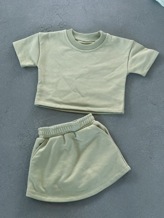 Boxy Tee & Skort Set