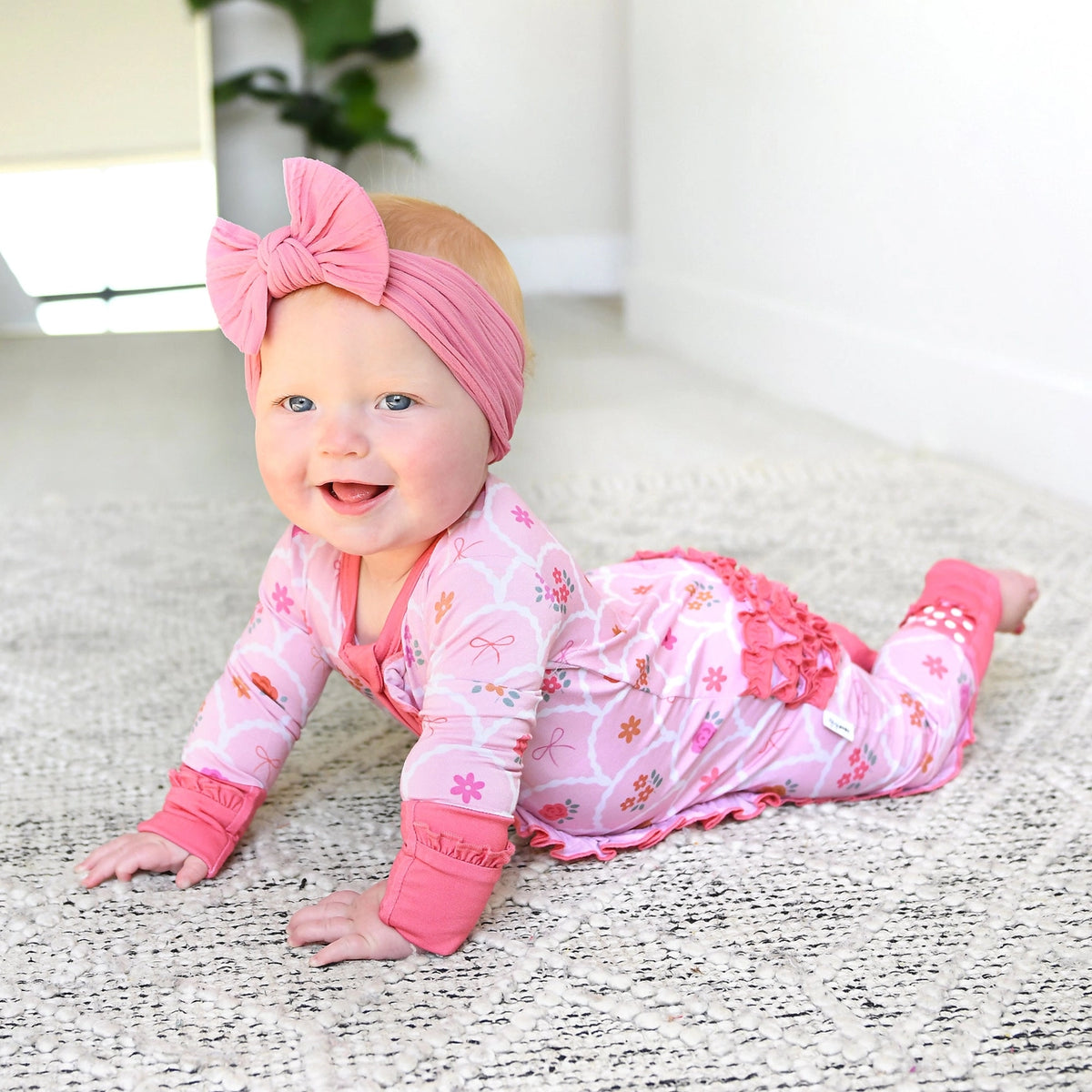 Everleigh Bamboo - Ruffle Zippie