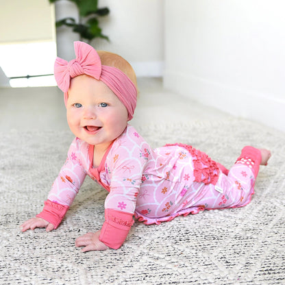 Everleigh Bamboo - Ruffle Zippie