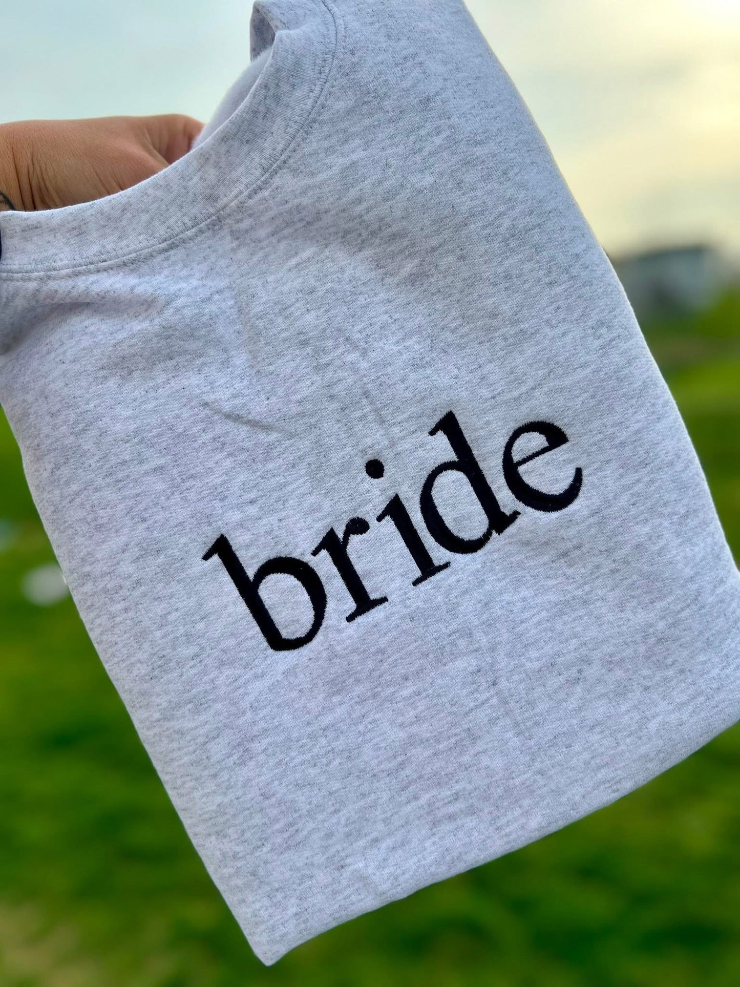 Custom Sayings Embroidered Sweatshirt