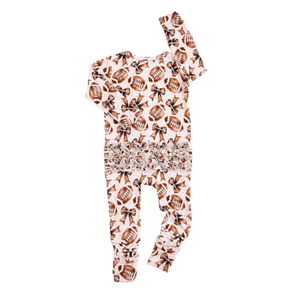 Blaire Bamboo - Ruffle Zippie