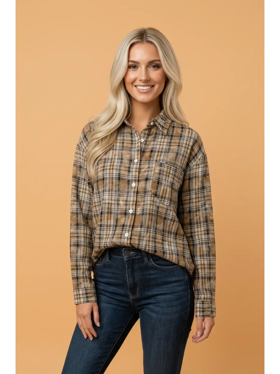 Plaid Button Down Shirt