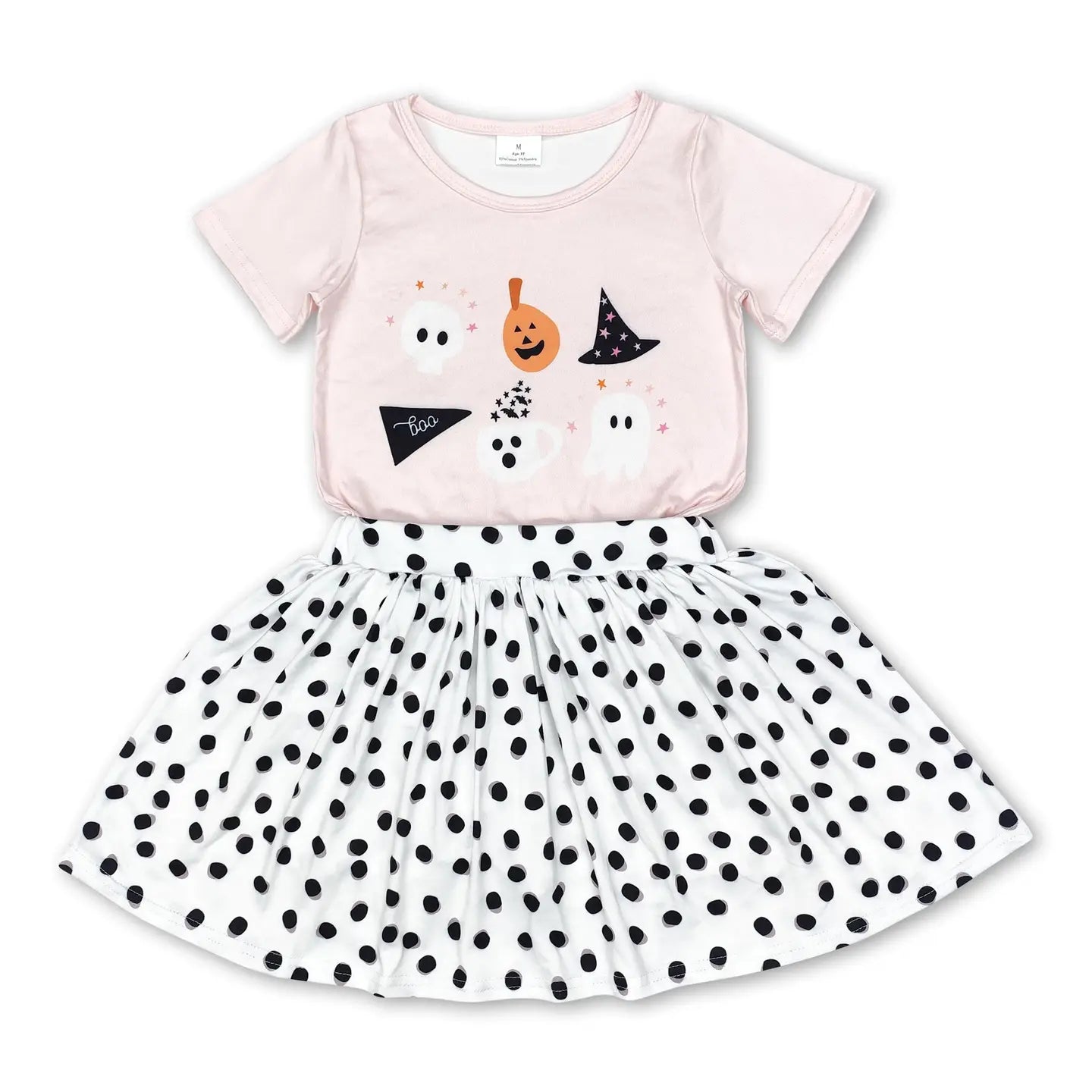 Girlie Halloween Tee & Skirt