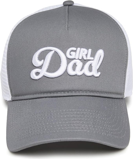 Girl Dad 5 Panel Mesh Back Embroidered Hat