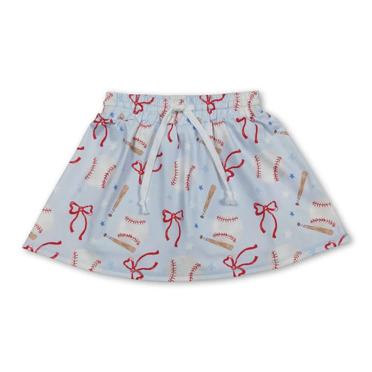 Girlie Baseball Athletic Skort