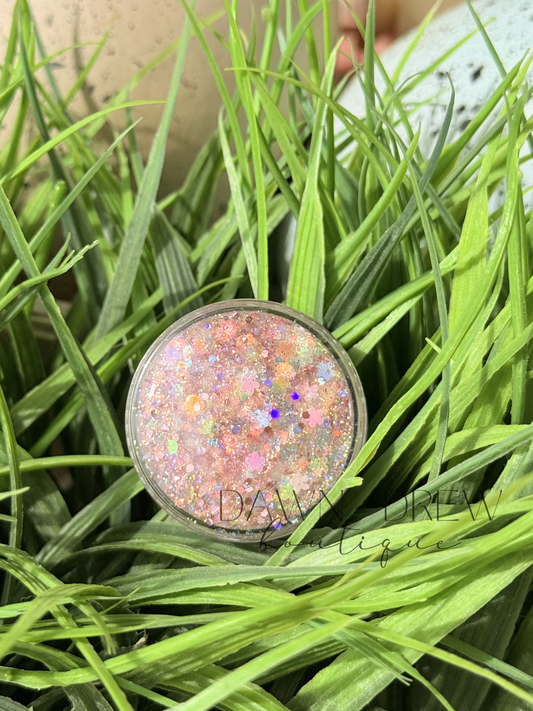 HAIR GLITTER: Iridescent Bloom