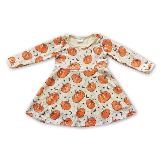 Sequin Pumpkin Dress
