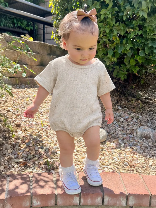 Cream Speckle T-Shirt Bubble