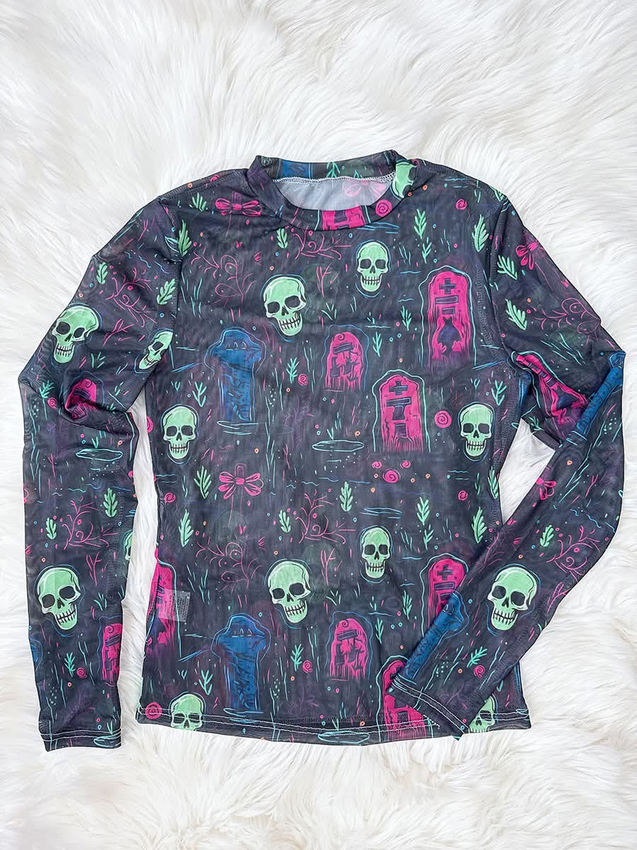 Spooky Mesh Tops