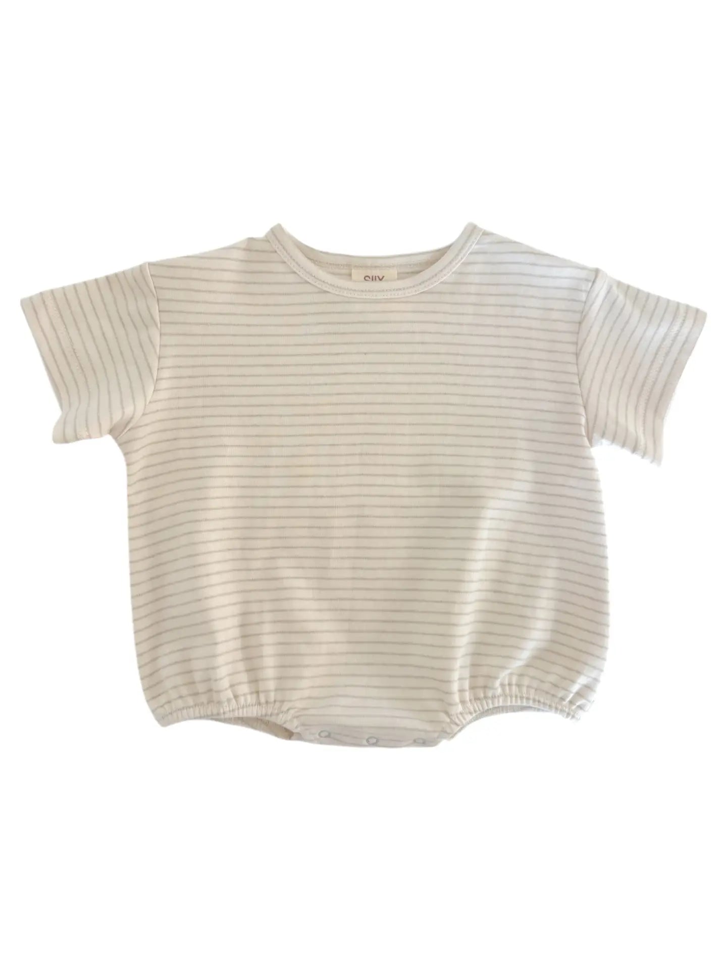 Sage Pencil Stripe T-Shirt Bubble