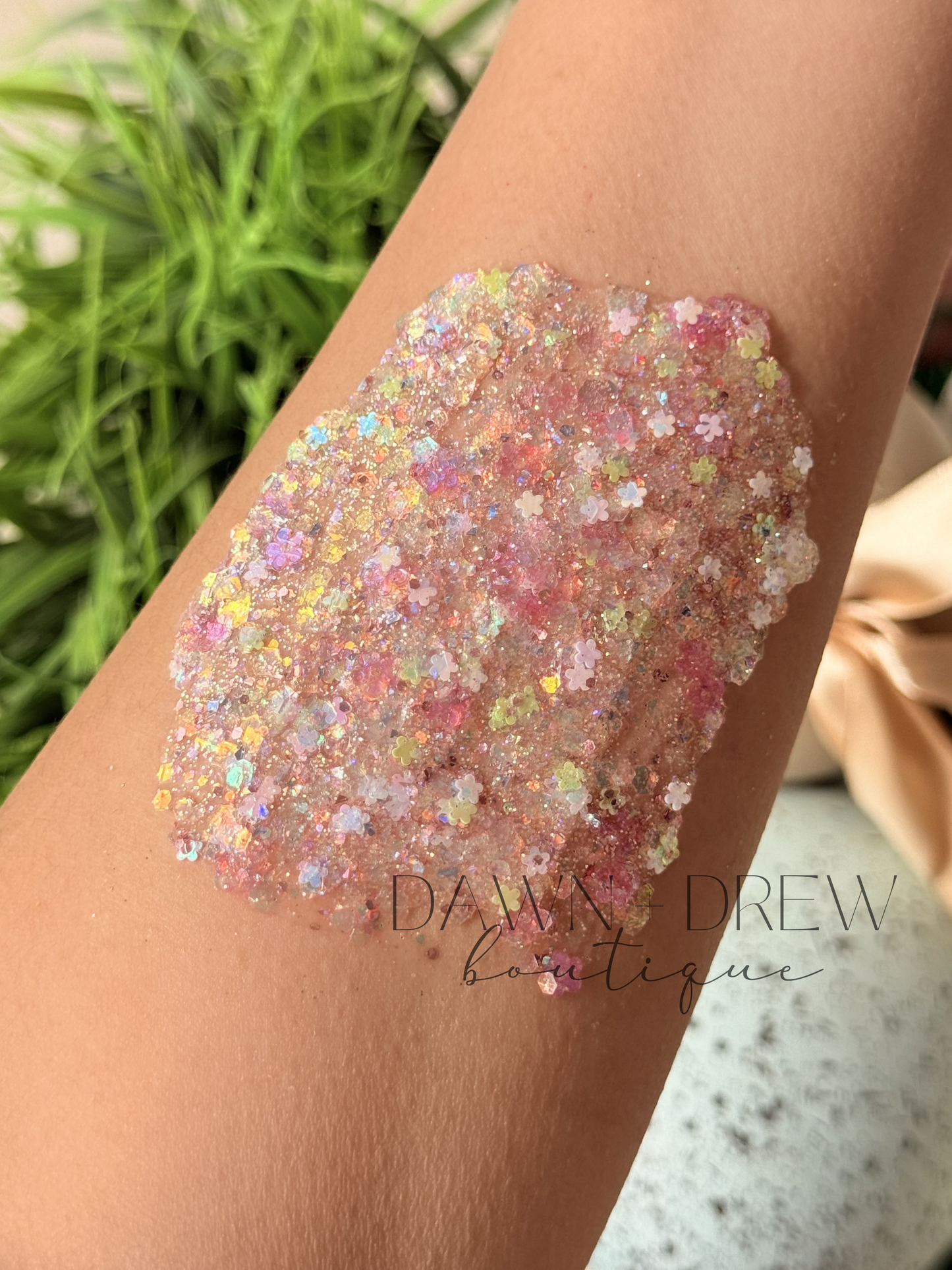 HAIR GLITTER: Iridescent Bloom