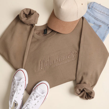 Motherhood is Kingdom Work Crewneck