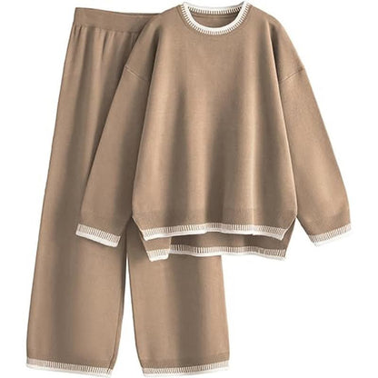 Knit Pullover & Pants Set