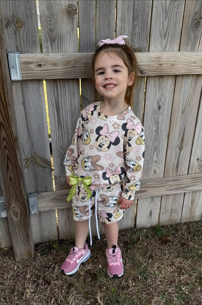 Custom Waffle Long Sleeve & Shorts Sets - CLOSES 10/5