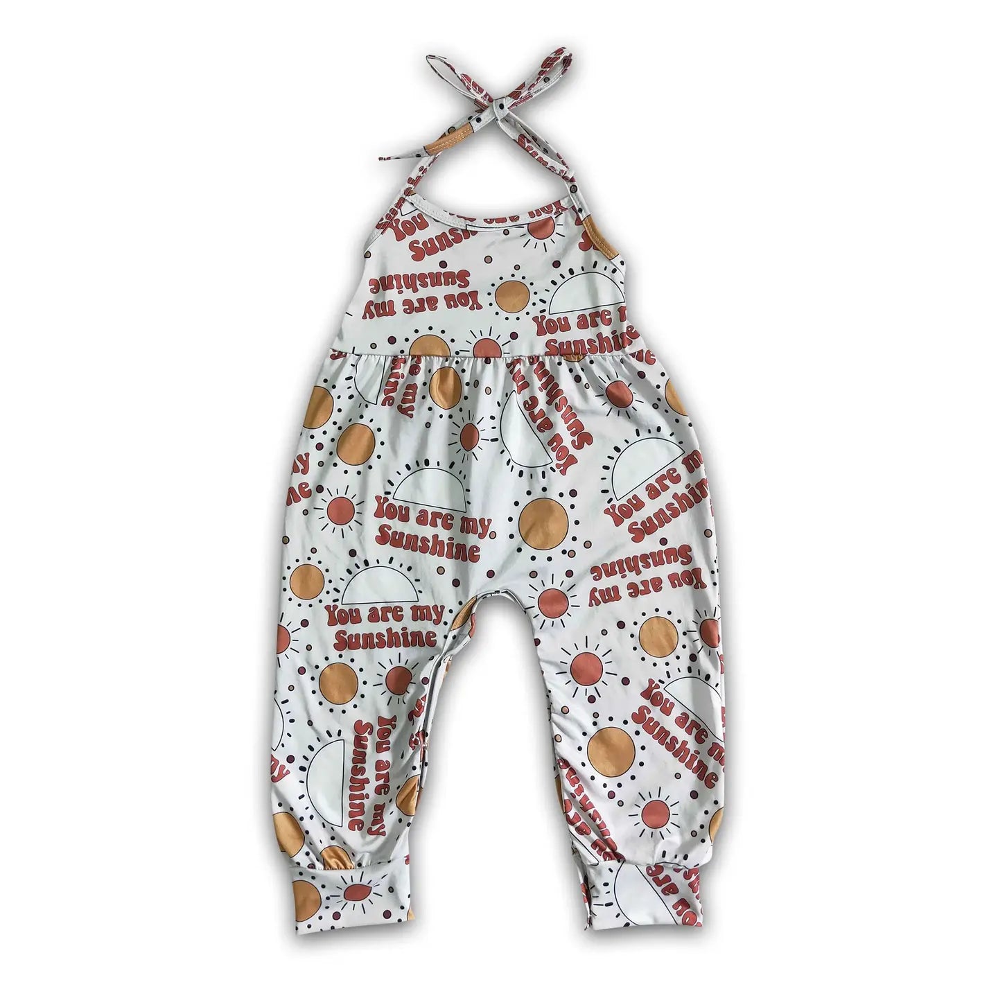 You Are My Sunshine Halter Jumpsuit