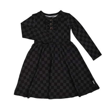 Frankie Bamboo - Button Twirl Dress