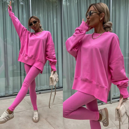 Crewneck Sweatshirt + Leggings