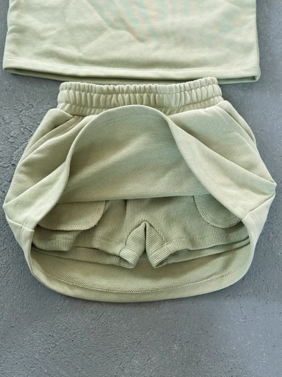Boxy Tee & Skort Set