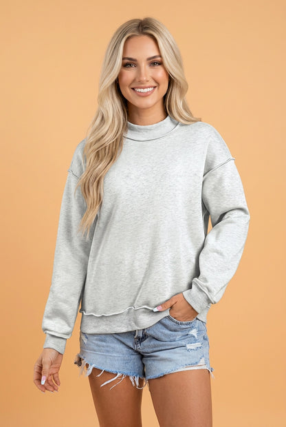 Reversible Mock Neck