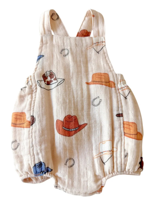 Western Muslin Retro Romper