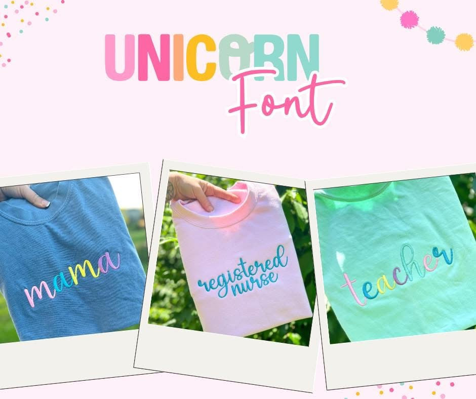 Custom Sayings Embroidered Crew & Tee - CLOSES 8/1