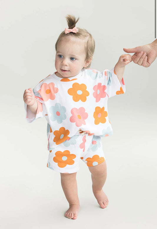 Daisy Pop Shorts Set