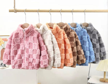 Checkered Sherpa Jackets - CLOSES 9/15