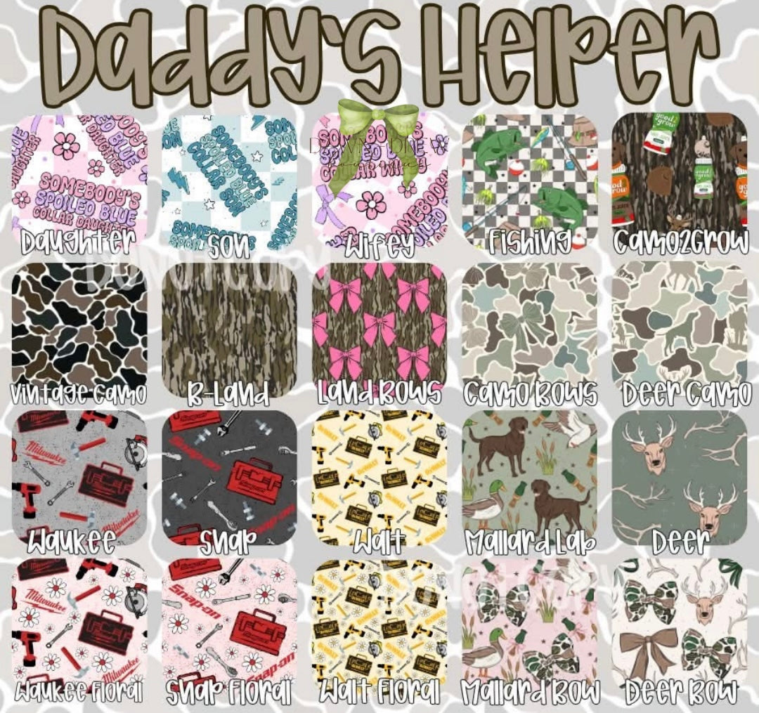 DADDY’S HELPER BAMBOO - CLOSES 7/9